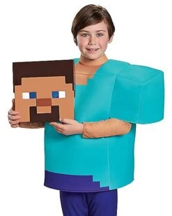 Kids Steve Costume Deluxe - Minecraft -Spirit Halloween 01448075 e