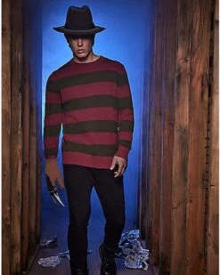Freddy Krueger Sweater - A Nightmare On Elm Street -Spirit Halloween 01448679 d