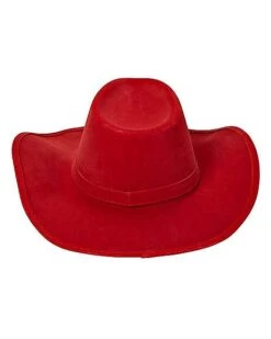 Red Western Cowboy Hat -Spirit Halloween 01452903 c
