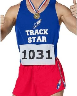 Adult Old School Track Suit 6 Adult Old School Track Suit -Spirit Halloween 01457670 c