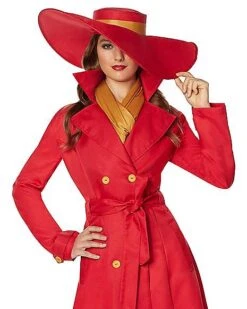 Adult Carmen Sandiego Costume -Spirit Halloween 01460989 c