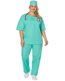 Adult ER Surgeon Plus Size Costume -Spirit Halloween 01463249 d