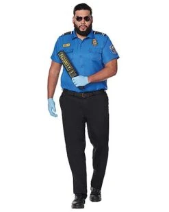 Adult Airport Security Plus Size Costume