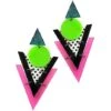 '80s Geometric Earrings