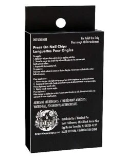 Day Of The Dead Press On Nails -Spirit Halloween 01474873 d