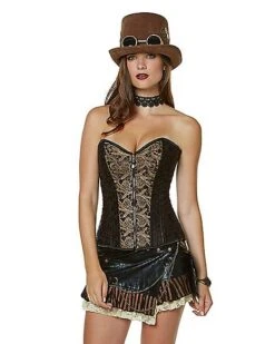 Applique Steampunk Corset