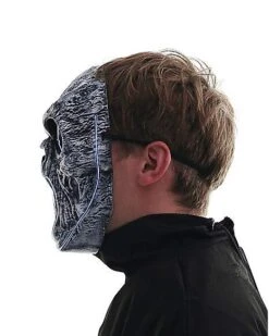 Light-Up EL Wire Wailing Spirit Half Mask -Spirit Halloween 01488154 f