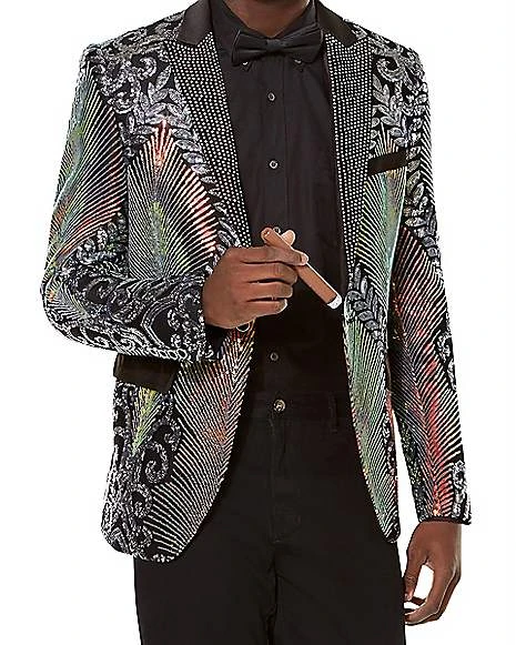Adult '20s Multicolored Jacket 3 Adult '20s Multicolored Jacket - Image 3