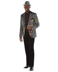 Adult '20s Multicolored Jacket 7 Adult '20s Multicolored Jacket -Spirit Halloween 01488824 d