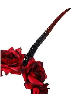 Devil Flower Headband -Spirit Halloween 01489723 b