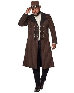 Steampunk Trench Coat -Spirit Halloween 01492081 a