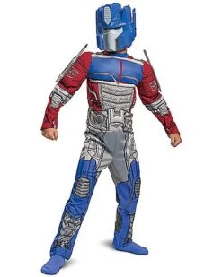 Kids Muscle Optimus Prime Costume - Transformers -Spirit Halloween 01494434 c
