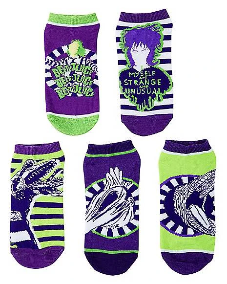 Beetlejuice Ankle Socks - 5 Pair 1 Beetlejuice Ankle Socks - 5 Pair