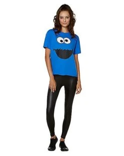 Adult Cookie Monster T Shirt - Sesame Street -Spirit Halloween 01496322 d