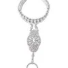 '20s Gem Hand Chain Bracelet