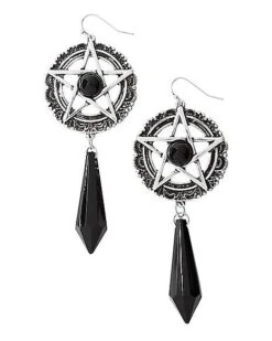 Witch Pentagram Earrings