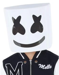 Kids Marshmello Jacket 5 Kids Marshmello Jacket -Spirit Halloween 01505429 c