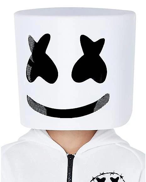 Kids Marshmello Logo Jumpsuit Costume 3 Kids Marshmello Logo Jumpsuit Costume - Image 3