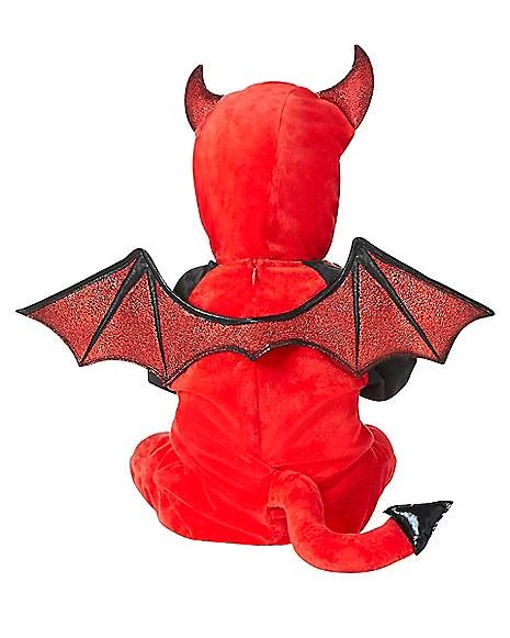 Baby Red Devil One Piece Costume 2 Baby Red Devil One Piece Costume - Image 2