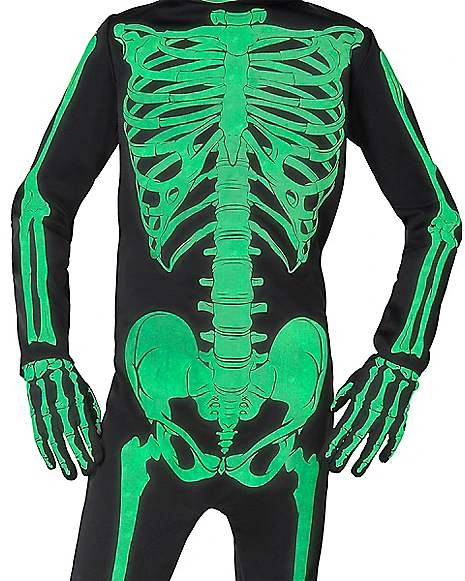 Kids Glow Skeleton Costume 2 Kids Glow Skeleton Costume - Image 2