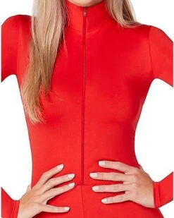 Adult Zip Up Catsuit -Spirit Halloween 01527100 c