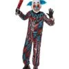 Kids Dark Carnival Clown Costume