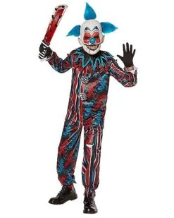 Kids Dark Carnival Clown Costume