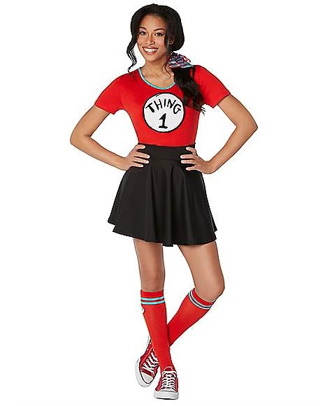 Adult Thing 1 And Thing 2 Costume Kit - Dr. Seuss 1 Adult Thing 1 And Thing 2 Costume Kit - Dr. Seuss