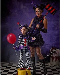 Adult Dark Clown Costume -Spirit Halloween 01533470 c