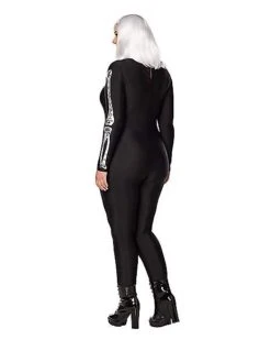 Adult Skeleton Catsuit -Spirit Halloween 01533561 b