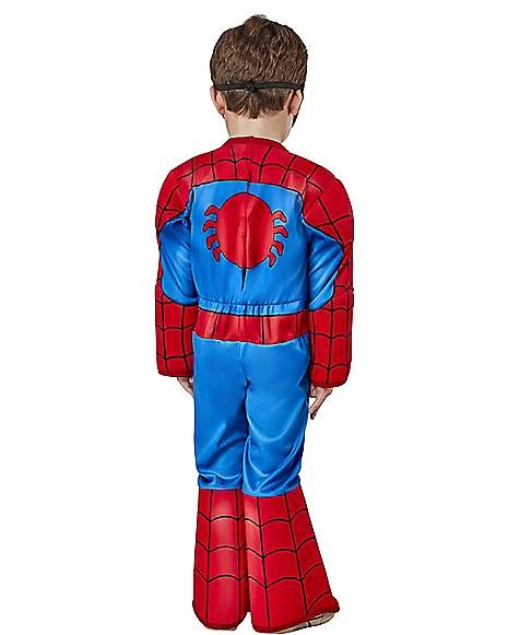 Toddler Peter Parker Costume - Spidey And His Amazing Friends 2 Toddler Peter Parker Costume - Spidey And His Amazing Friends - Image 2