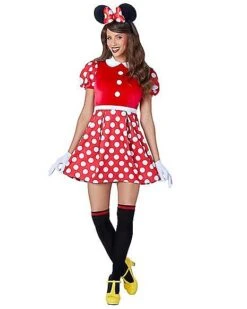 Adult Minnie Mouse Costume - Mickey And Friends