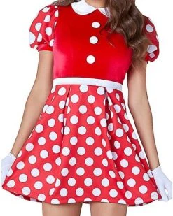 Adult Minnie Mouse Costume - Mickey And Friends -Spirit Halloween 01541275 c