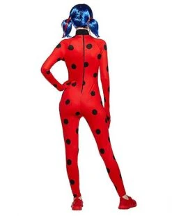 Adult Miraculous Ladybug Catsuit Costume -Spirit Halloween 01545060 c