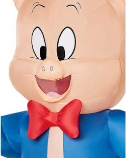 Adult Porky Pig Inflatable Costume - Looney Tunes -Spirit Halloween 01547900 c