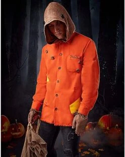 Sam Hooded Button-Up Shirt - Trick 'r Treat
