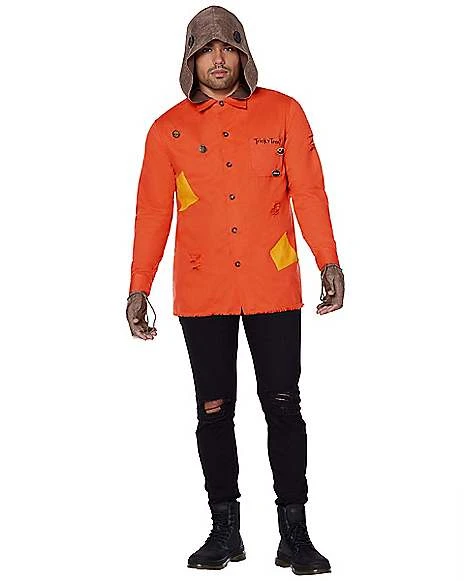 Sam Hooded Button-Up Shirt - Trick 'r Treat 2 Sam Hooded Button-Up Shirt - Trick 'r Treat - Image 2