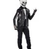 Kids Dark Rebel Punk Skeleton Costume