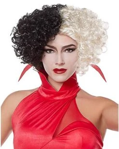 Adult Red Cruella Dress - Disney Cruella -Spirit Halloween 01554997 d