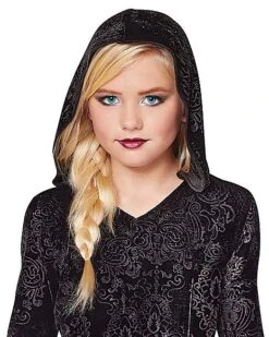 Kids Black Hooded Dress -Spirit Halloween 01558378 c