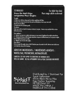 '80s Press On Nails -Spirit Halloween 01564392 d