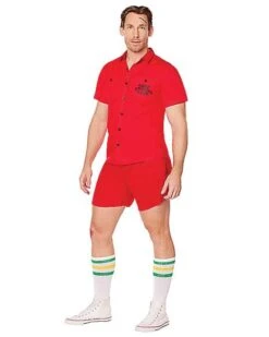 Adult Camp Crystal Lake Button Down Shirt - Friday The 13th -Spirit Halloween 01565647 c