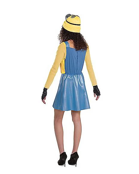 Adult Stuart Minion Dress Costume Deluxe - Minions 2 Adult Stuart Minion Dress Costume Deluxe - Minions - Image 2
