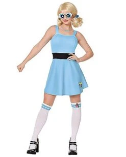 Adult Bubbles Costume - The Powerpuff Girls
