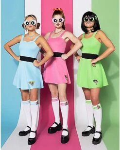 Adult Bubbles Costume - The Powerpuff Girls -Spirit Halloween 01572502 c