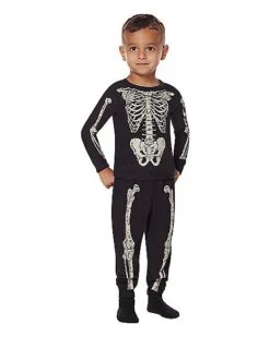 Toddler Skeleton Pajama Set -Spirit Halloween 01578582 a