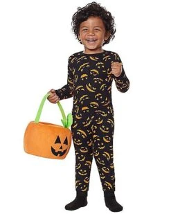 Toddler Jack-O'-Lantern Pajama Set -Spirit Halloween 01578616 a