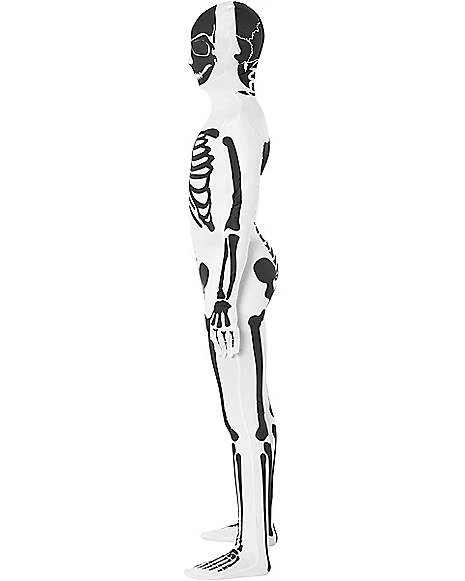 Black And White Skeleton Skin Suit Costume 2 Black And White Skeleton Skin Suit Costume - Image 2