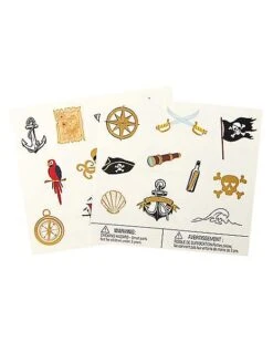 Pirate Temporary Tattoos