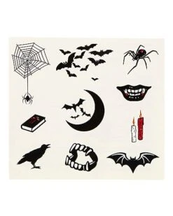 Vampire Temporary Tattoos -Spirit Halloween 01580661 c